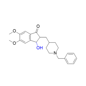 多奈哌齐杂质08,2-((1-benzylpiperidin-4-yl)methyl)-3-hydroxy-5,6-dimethoxy-2,3-dihydro-1H-inden-1-one