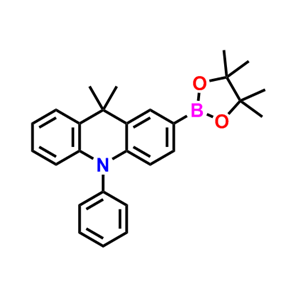 9,9-二甲基-10-苯基-2-（4,4,5,5-四甲基-1,3,2-二氧杂硼烷-2-基）-9,10-二氢吖啶,9,9-dimethyl-10-phenyl-2-(4,4,5,5-tetramethyl-1,3,2-dioxaborolan-2-yl)-9,10-dihydroacridine