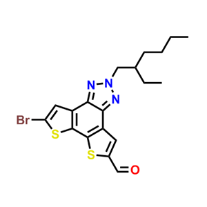 8-溴-2-（2-乙基己基）-2H-二噻吩并[3'，2':3,4；2''，3':5,6]苯并[1,2-d][1,2,3]三唑-5-甲醛