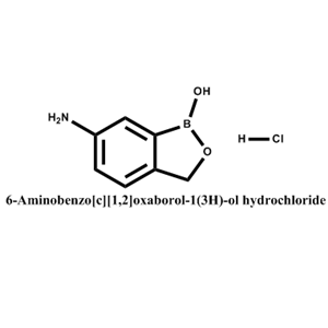 6-氨基苯并[c] [1,2]氧杂硼杂环戊-1(3H)-醇盐酸盐,6-Aminobenzo[c][1,2]oxaborol-1(3H)-ol hydrochloride