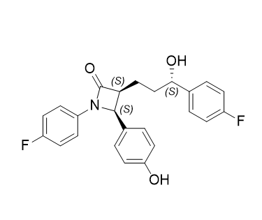 依折麦布杂质SSS,(3S,4S)-1-(4-fluorophenyl)-3-((S)-3-(4-fluorophenyl)-3-hydroxypropyl)-4-(4-hydroxyphenyl)azetidin-2-one