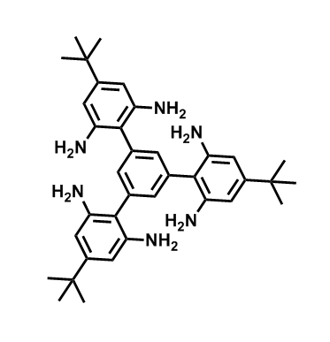 4,4'-二叔丁基-5'-（2,6-二氨基-4-（叔丁基）苯基）-[1,1'-:3'-，1'-三苯基]-2,2''，6,6'-四胺,4,4''-di-tert-butyl-5'-(2,6-diamino-4-(tert-butyl)phenyl)-[1,1':3',1''-terphenyl]-2,2'',6,6''-tetraamine