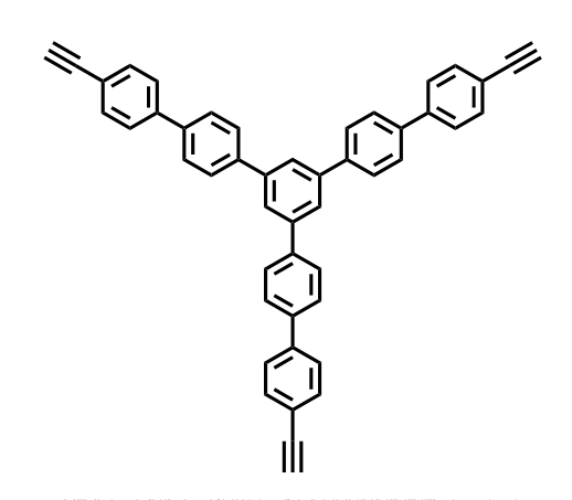 4,4'-二乙基-5'-（4'-乙炔基-[1,1'-联苯基]-4-基）-1,1':4'，1''：3''，1'''：4'，1''-五烯基,4,4''''-diethynyl-5''-(4'-ethynyl-[1,1'-biphenyl]-4-yl)-1,1':4',1'':3'',1''':4''',1''''-quinquephenyl