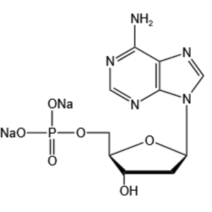 2′-脱氧腺苷-5′-磷酸二钠;2′-脱氧腺苷单磷酸二钠盐; 脱氧鸟苷酸二钠 2922-74-9