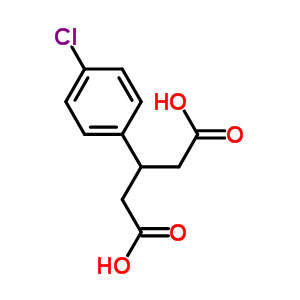 3-(4-氯苯基)戊二酸,3-(4-chlorophenyl)pentanedioic acid