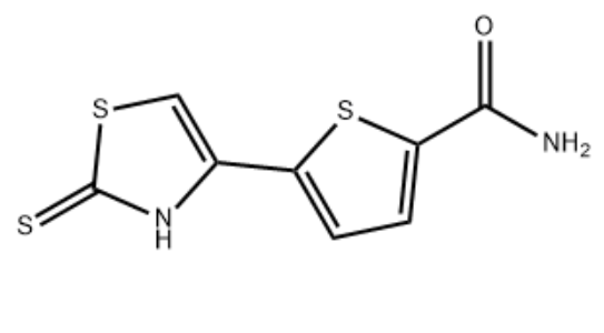 2-甲酰胺-5-(2-巯基-1,3-噻唑-4-基)-噻吩,5-(2-sulfanylidene-3H-1,3-thiazol-4-yl)thiophene-2-carboxamide
