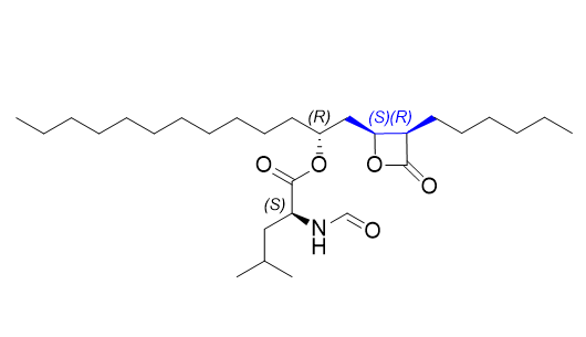 奥利司他杂质21,(R)-1-((2S,3R)-3-hexyl-4-oxooxetan-2-yl)tridecan-2-yl formyl-L-leucinate