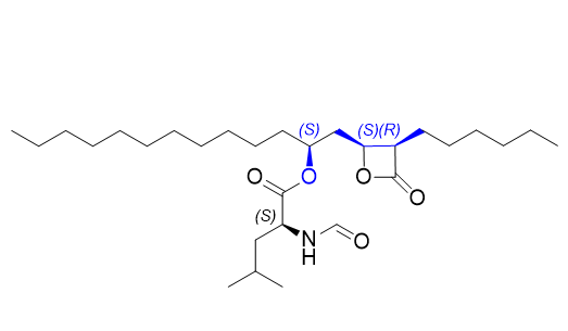 奥利司他杂质22,(S)-1-((2S,3R)-3-hexyl-4-oxooxetan-2-yl)tridecan-2-yl formyl-L-leucinate