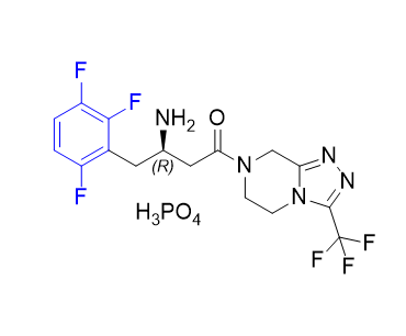 西格列汀杂质26,(R)-3-amino-1-(3-(trifluoromethyl)-5,6-dihydro-[1,2,4]triazolo[4,3-a]pyrazin-7(8H)-yl)-4-(2,3,6-trifluorophenyl)butan-1-one phosphate