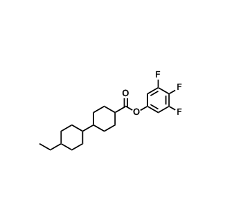 双环己基苯甲酸对3,4,5-三氟苯酚乙酯,(3,4,5-trifluorophenyl) 4-(4-ethylcyclohexyl)cyclohexane-1-carboxylate