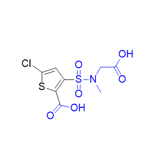 氯诺昔康杂质18,3-(N-(carboxymethyl)-N-methylsulfamoyl)-5-chlorothiophene-2- carboxylic acid