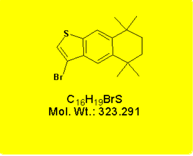 3-溴 -5,5,8,8-四甲基 -5,6,7,8-四氢萘[2,3-b ]噻吩,3-bromo-5,5,8,8-tetramethyl-5,6,7,8-tetrahydronaphtho[2,3-b]thiophene