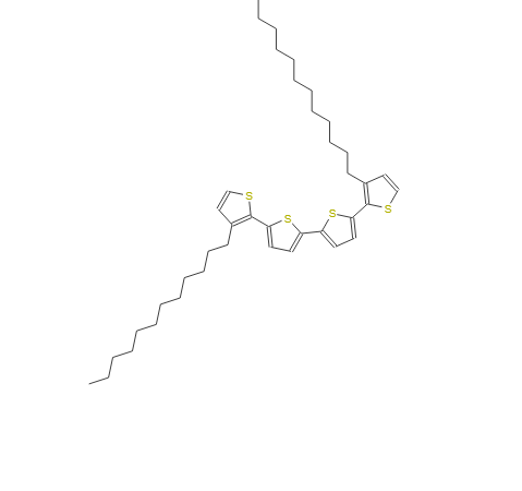 3,3'''-雙十二烷基-2,2':5',2'':5'',2'''-四噻吩,5,5μ-Bis(3-dodecyl-2-thienyl)-2,2μ-bithiophene