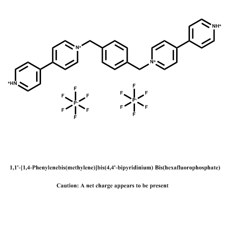 1,1'-[1,4-亚苯基双(亚甲基)]双(4,4'-联吡啶)双(六氟磷酸盐),1,1'-[1,4-Phenylenebis(methylene)]bis(4,4'-bipyridinium) Bis(hexafluorophosphate)