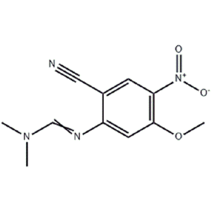 N'-(2-氰基-5-甲氧基-4-硝基苯基)-N,N-二甲基甲酰胺 1269400-04-5