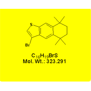 3-溴 -5,5,8,8-四甲基 -5,6,7,8-四氢萘[2,3-b ]噻吩
