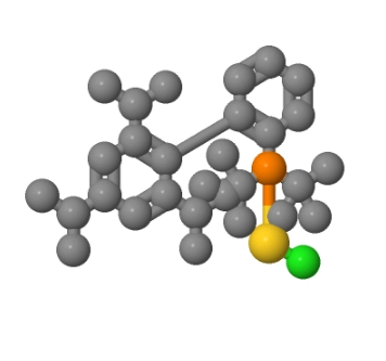 TBUPHOS 氯化金配合物,Gold, [bis(1,1-dimethylethyl)[2',4',6'-tris(1-methylethyl)[1,1'-biphenyl]-2-yl]phosphine]chloro-