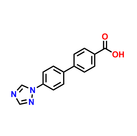 4'-（1H-1,2,4-三唑-1-基）-[1,1'-联苯]-4-羧酸,4'-(1H-1,2,4-triazol-1-yl)-[1,1'-biphenyl]-4-carboxylic acid