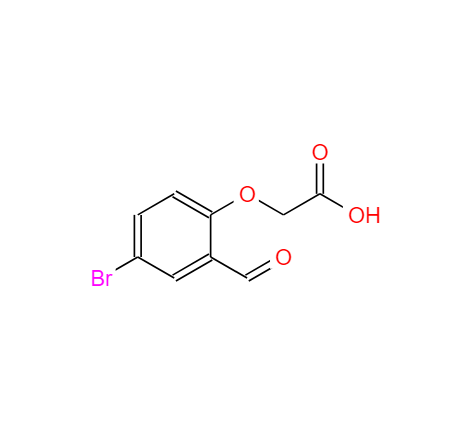 2-(4-溴-2-甲烷酰-苯氧基)乙酸,(4-BROMO-2-FORMYLPHENOXY)ACETIC ACID
