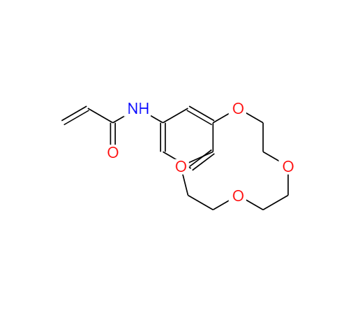 4-丙烯酰胺苯并-12-冠-4,N-(2,5,8,11-tetraoxabicyclo[10.4.0]hexadeca-13,15,17-trien-15-yl)prop-2-enamide