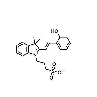 2,3,3-三甲基-1-（3-磺酰基丙基）-3H-吲哚,3H-Indolium, 2-[(1E)-2-(2-hydroxyphenyl)ethenyl]-3,3-dimethyl-1-(3-sulfopropyl)-, inner salt