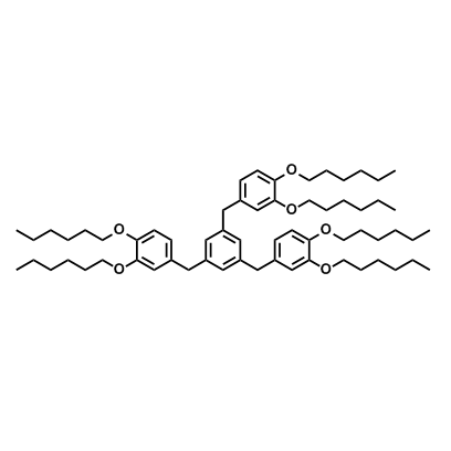 1,3,5-三（3,4-雙（己氧基）芐基）苯,1,3,5-tris(3,4-bis(hexyloxy)benzyl)benzene