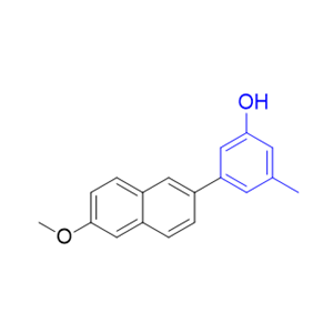 萘丁美酮杂质05,3-(6-methoxynaphthalen-2-yl)-5-methylphenol