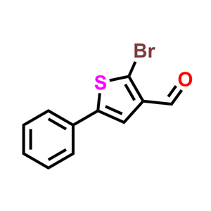 2-溴-5-苯基噻吩-3-甲醛,2-Bromo-5-phenylthiophene-3-carbaldehyde