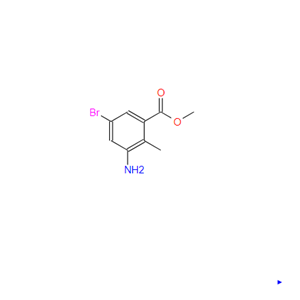 3-氨基-5-溴-2-甲基苯甲酸甲酯,Methyl 3-amino-5-bromo-2-methylbenzoate