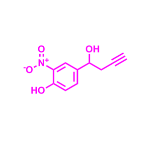 4-(1--羟基丁-3-炔-1-基)-2-硝基苯酚,4-(1-Hydroxybut-3-yn-1-yl)-2-nitrophenol