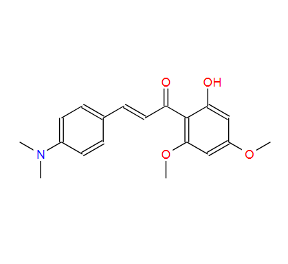 3-[4-(二甲氨基)苯基]-1-(2-羟基-4,6-二甲氧基苯基)-2-丙烯-1-酮,2-Propen-1-one, 3-[4-(dimethylamino)phenyl]-1-(2-hydroxy-4,6-dimethoxyphenyl)-