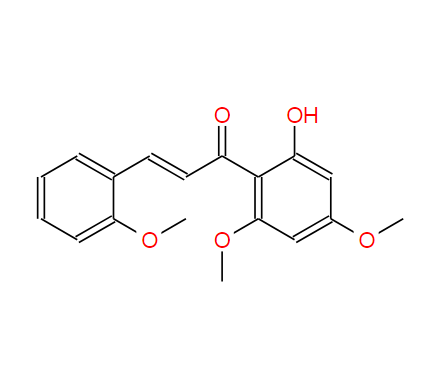 1-(2-羥基-4,6-二甲氧基苯基)-3-(2-甲氧基苯基)-2-丙烯-1-酮,2-Propen-1-one, 1-(2-hydroxy-4,6-dimethoxyphenyl)-3-(2-methoxyphenyl)-