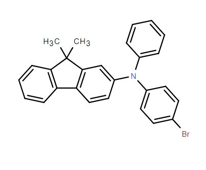 N-（4-溴苯基）-9,9-二甲基-N-苯基-9H-芴-2-氨,N-(4-bromophenyl)-9,9-dimethyl-N-phenyl-9H-fluoren-2-amine