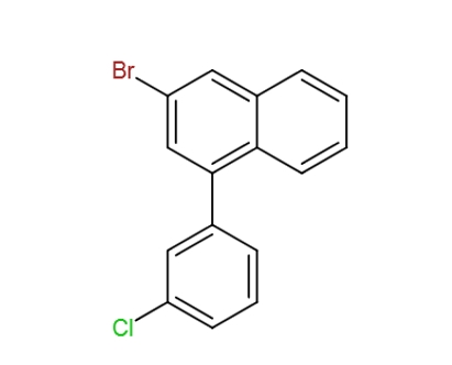 3-溴-1-(2-氯苯基)萘,3-bromo-1-(2-chlorophenyl)naphthalene