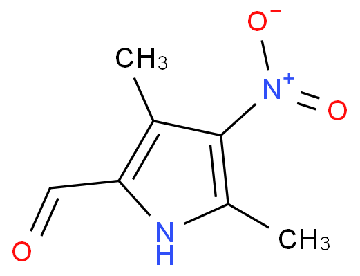 3,5-二甲基-4-硝基吡咯-2-甲醛,1H-Pyrrole-2-carboxaldehyde,3,5-dimethyl-4-nitro-
