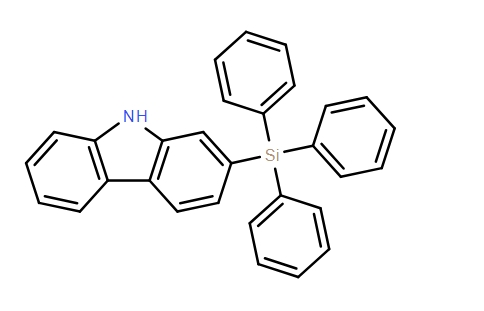 2-（三苯基硅基）-9H咔唑,9H-Carbazole, 2-(triphenylsilyl)-