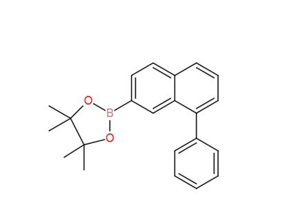 8-苯基-2-萘硼酸频哪醇酯,1,3,2-Dioxaborolane, 4,4,5,5-tetramethyl-2-(8-phenyl-2-naphthalenyl)