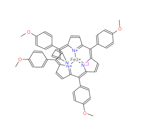 5,10,15,20-四(4-甲氧基苯基)-21H,23H-卟吩氯化鐵(III),5,10,15,20-TETRAKIS(4-METHOXYPHENYL)-21H,23H-PORPHINE IRON(III) CHLORIDE