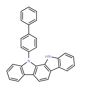 N-4-苯基苯苯并二吲哚,11-[1,1'-biphenyl]-4-yl-11,12-dihydroindolo[2,3-a]carbazole