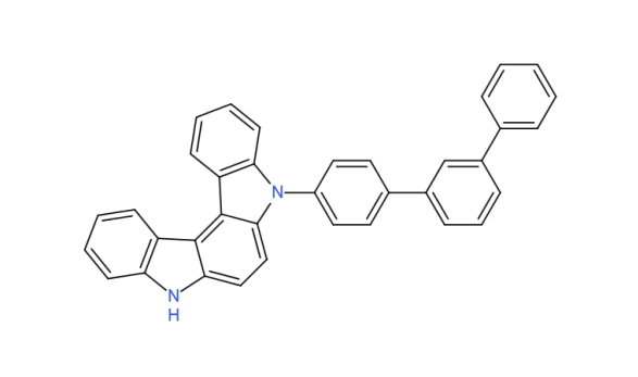 5-([1,1'3',1''-三联苯]-4-基)-5,8-二氢吲哚并[2,3-c]咔唑,5-([1,1':3',1''-Terphenyl]-4-yl)-5,8-dihydroindolo[2,3-c]carbazole