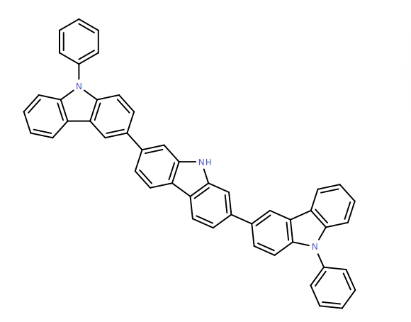 2,7-双（9-苯基-9H-咔唑-3-基）-9H-咔唑,3,2':7',3''-Ter-9H-carbazole, 9,9''-diphenyl-