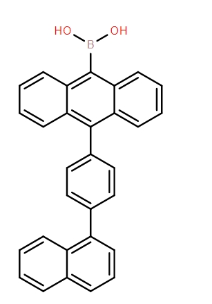 10-(4-(1-萘基)苯基)蒽-9-硼酸,Boronic acid, [10-[4-(1-naphthalenyl)phenyl]-9-anthracenyl]-