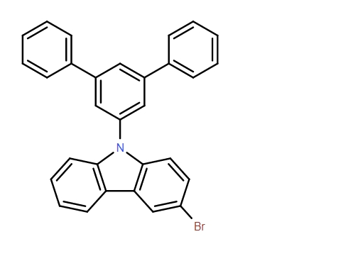 3-溴-9-（1,1':3,'1''-三苯基）-5'-基-9H-咔唑,3-Bromo-9-(1,1':3',1