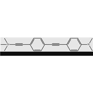 4-((4-(N,N-二甲氨基)苯乙炔基) 苯乙炔基)三甲基硅烷,N,N-diMethyl-4-((4-((triMethylsilyl)ethynyl) phenyl)ethynyl)benzenaMine