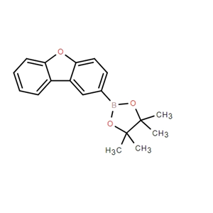B-(二苯并呋喃-2-基)硼酸频哪醇酯,2-(4,4,5,5-Tetramethyl-1,3,2-dioxaborolan-2-yl)dibenzofuran