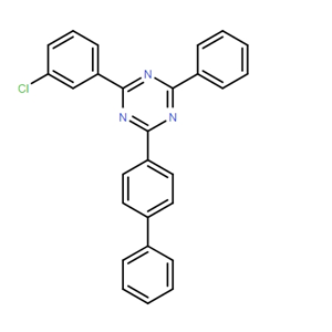 2-(4-联苯基)-4-(3-氯苯基)-6-苯基-1,3,5-三嗪2085262-87-7
