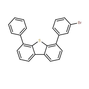 4-(3-溴苯基)-6-苯基-二苯并噻吩1616092-81-9