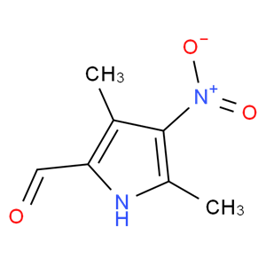 3,5-二甲基-4-硝基吡咯-2-甲醛,1H-Pyrrole-2-carboxaldehyde,3,5-dimethyl-4-nitro-