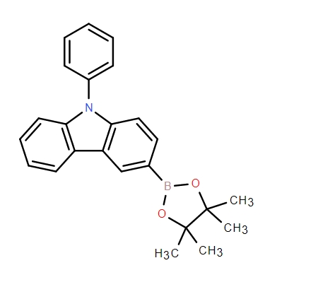 9-苯基-9H-咔唑-3-硼酸哪醇酯,9-Phenyl-3-(4,4,5,5-tetramethyl-1,3,2-dioxaborolan-2-yl)-9H-carbazole