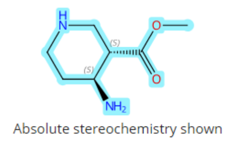 甲基 (3S,4S)-4-氨基哌啶-3-羧酸甲酯,methyl (3S,4S)-4-aminopiperidine-3-carboxylate